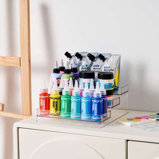 Clear 3-Tier Storage Shelf Organizer by Simply Tidy®